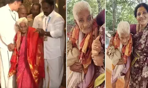 వీఐపీ బ్రేక్ దర్శనంలో 116 ఏళ్ల నవనీతమ్మ.. ఇచ్చిన మాట నిలబెట్టుకున్న టీటీడీ
