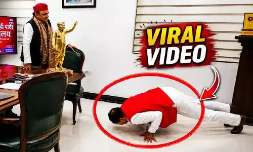 అభ్యర్థులకు అఖిలేష్ యాదవ్ ఫిట్‌నెస్ టెస్ట్ పెట్టారా? వైరల్ వీడియో వెనుక అసలు కథ ఇదే