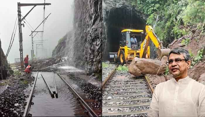 ముంబై-పుణే ఘాట్ సెక్షన్‌లో విరిగిపడిన కొండచరియలు.. రంగంలోకి రైల్వే మంత్రి అశ్విని వైష్ణవ్