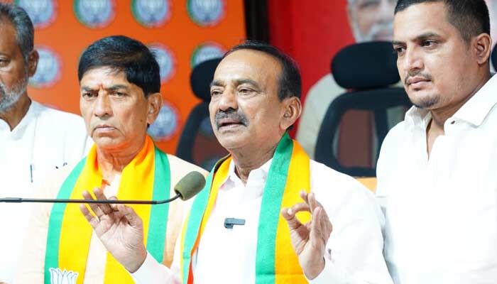 బీఆర్ఎస్ కట్టిందని కన్నేపల్లి  నుంచి నీటిని ఆపొద్దు.. కాళేశ్వరంపై ఈటల సంచలన వ్యాఖ్యలు