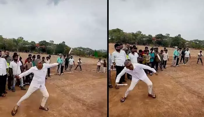 చిన్నారులతో కలిసి ‘చిర్ర గోనె’ ఆడిన హరీశ్ రావు (వీడియో) చిన్నారులతో కలిసి ‘చిర్ర గోనె’ ఆడిన హరీశ్ రావు (వీడియో)