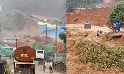కేరళను వణికించిన వయనాడ్ విపత్తు.. టన్నెల్ రోడ్ ప్రాజెక్ట్ సైట్పై విరిగిపడ్డ కొండచరియలు! కేరళను వణికించిన వయనాడ్ విపత్తు.. టన్నెల్ రోడ్ ప్రాజెక్ట్ సైట్పై విరిగిపడ్డ కొండచరియలు!