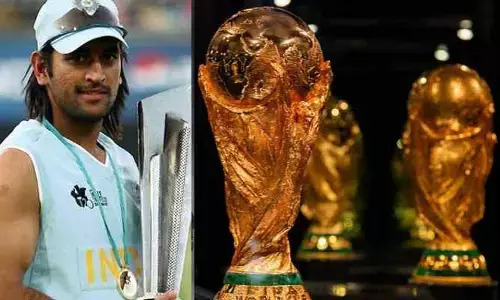 ధోనీ క్రేజ్ మాములుగా లేదుగా.. FIFA వరల్డ్‌కప్ స్పెషల్ పోస్ట్