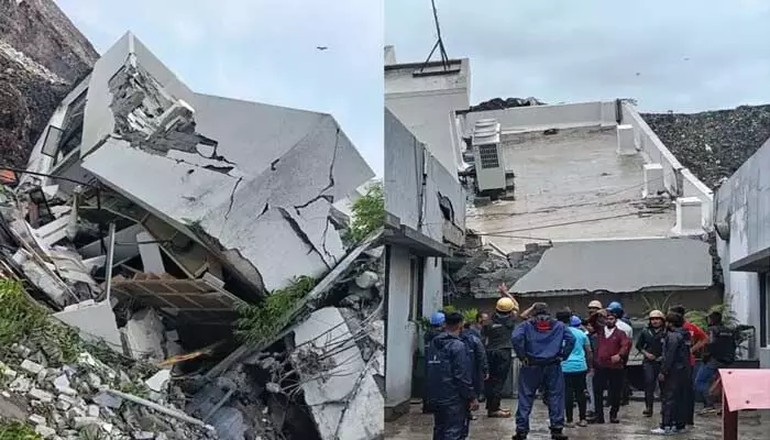 పుణెలో చెత్త గుట్ట బీభత్సం.. కుప్పకూలిన మూడంతస్తుల భవనం, శిథిలాల కింద 16 మంది! పుణెలో చెత్త గుట్ట బీభత్సం.. కుప్పకూలిన మూడంతస్తుల భవనం, శిథిలాల కింద 16 మంది!