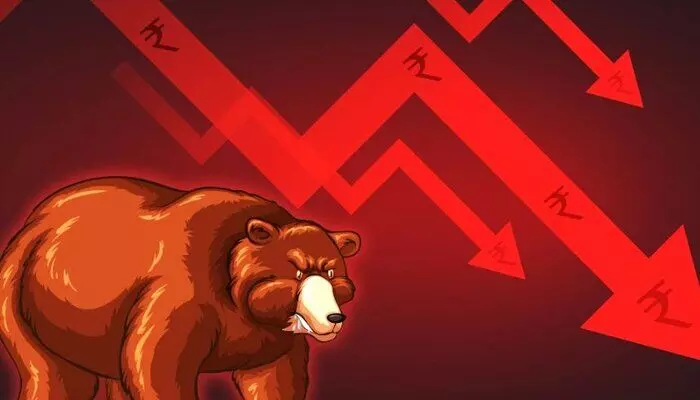 Stock Market: ఒక్కరోజులో రూ.8.56 లక్షల కోట్ల సంపద ఆవిరి Stock Market: ఒక్కరోజులో రూ.8.56 లక్షల కోట్ల సంపద ఆవిరి