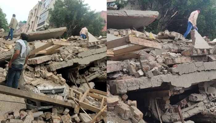 ఘోర ప్రమాదం: కూలిన నాలుగు అంతస్తుల భవనం