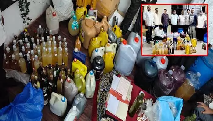 యూట్యూబ్లో చూసి 7 ఫ్లేవర్లలో వైన్ తయారీ.. వృద్ధుడు అరెస్ట్ యూట్యూబ్లో చూసి 7 ఫ్లేవర్లలో వైన్ తయారీ.. వృద్ధుడు అరెస్ట్