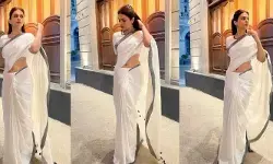 వైట్ శారీలో నాజూకు నడుమందాలతో ఆకట్టుకుంటున్న శ్రద్ధా దాస్