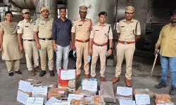 ఎండు గంజాయిని దగ్ధం చేసిన పోలీసులు
