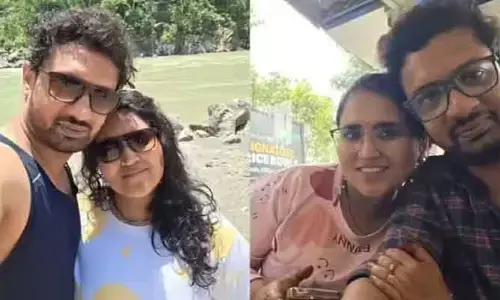 రాధాగాయత్రి కేసులో కీలక పరిణామం.. భర్త శ్రీచరణ్‌కు నోటీసులు