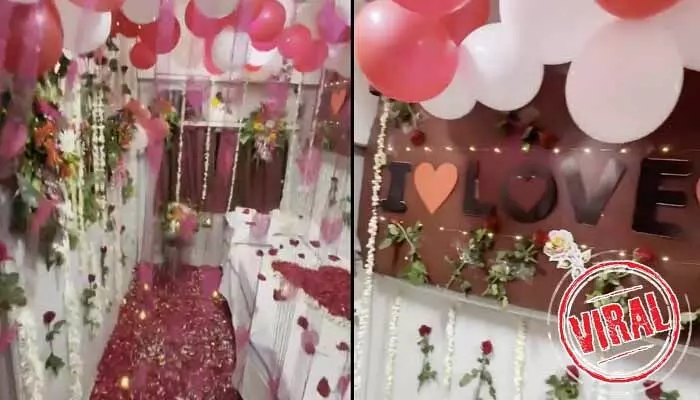 VIRAL: ట్రైన్లో ‘హనీమూన్’ ప్లాన్ చేసిన క్రేజీ కపుల్.. పాపం టీటీఈ ఫ్యూజులు అవుట్ (వీడియో) VIRAL: ట్రైన్లో ‘హనీమూన్’ ప్లాన్ చేసిన క్రేజీ కపుల్.. పాపం టీటీఈ ఫ్యూజులు అవుట్ (వీడియో)