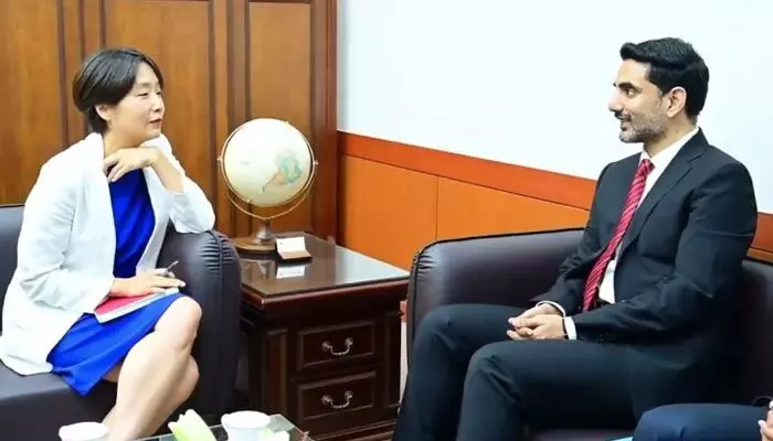 South Korea: పెట్టుబడిదారులకు ‘3ఎస్’ విధానం రక్షణ కవచం: మంత్రి లోకేశ్ South Korea: పెట్టుబడిదారులకు ‘3ఎస్’ విధానం రక్షణ కవచం: మంత్రి లోకేశ్