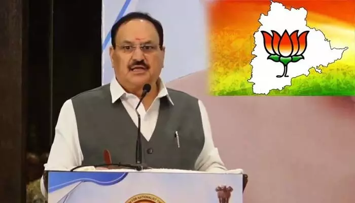 తెలంగాణ బీజేపీలో చేరికలపై జేపీ నడ్డా కీలక వ్యాఖ్యలు తెలంగాణ బీజేపీలో చేరికలపై జేపీ నడ్డా కీలక వ్యాఖ్యలు