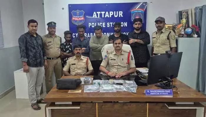 మాదకద్రవ్యాలను వినియోగిస్తున్న ఐదుగురు అరెస్ట్ మాదకద్రవ్యాలను వినియోగిస్తున్న ఐదుగురు అరెస్ట్