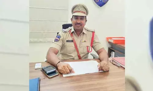 ఆదిభట్ల నూతన సీఐగా బాధ్యతలు చేపట్టిన రమేష్