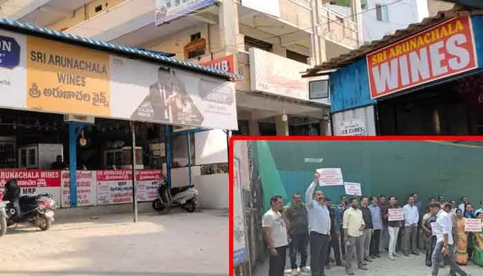 డీసీ ఆఫీసు వెనుకే అక్రమ భారీ కన్వెన్షన్ సెంటర్… డీసీ ఆఫీసు వెనుకే అక్రమ భారీ కన్వెన్షన్ సెంటర్…
