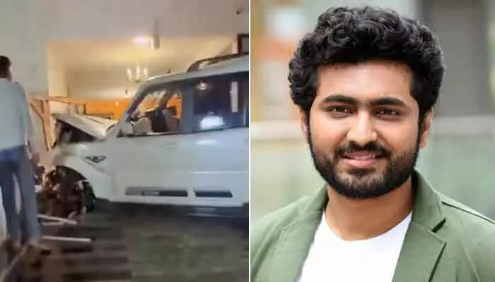 ఫిల్మ్నగర్లో అర్ధరాత్రి బీభత్సం: నటుడు ధర్మ ఇంట్లోకి దూసుకెళ్లిన కారు ఫిల్మ్నగర్లో అర్ధరాత్రి బీభత్సం: నటుడు ధర్మ ఇంట్లోకి దూసుకెళ్లిన కారు