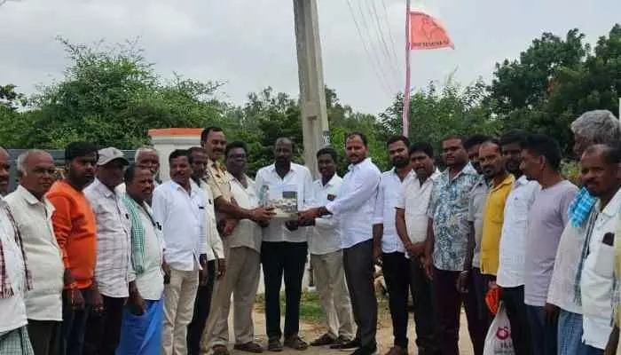 అయ్యవారిపల్లిలో సీసీ కెమెరాల ఏర్పాటు అయ్యవారిపల్లిలో సీసీ కెమెరాల ఏర్పాటు
