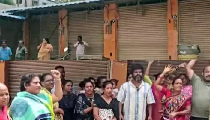సింహాచలంలో హైటెన్షన్.. 13 షాపుల ఓనర్ల ఆత్మహత్యాయత్నం..! సింహాచలంలో హైటెన్షన్.. 13 షాపుల ఓనర్ల ఆత్మహత్యాయత్నం..!
