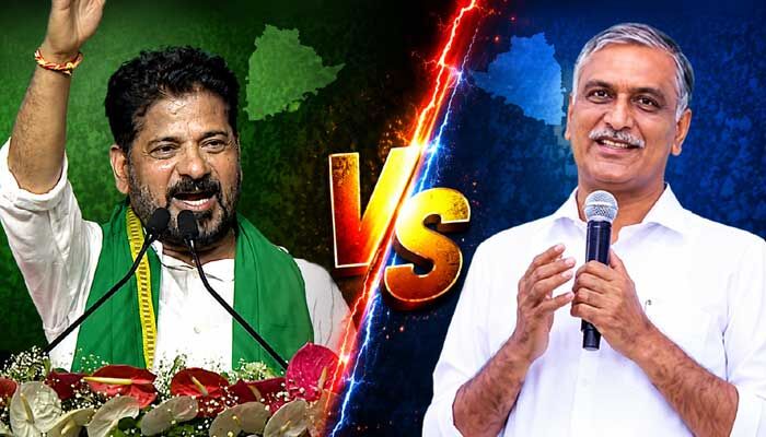 హరీశ్ రావు బీజేపీతో టచ్‍లో లేనని రాముడిపై ఒట్టేసి చెప్పు: రేవంత్ రెడ్డి