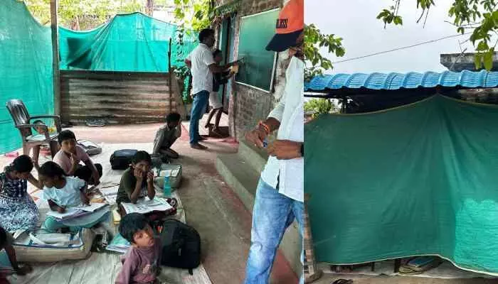 24 ఏళ్లుగా గూడు లేని బడి.. శాశ్వత భవనం కోసం ఎదురుచూపులు 24 ఏళ్లుగా గూడు లేని బడి.. శాశ్వత భవనం కోసం ఎదురుచూపులు