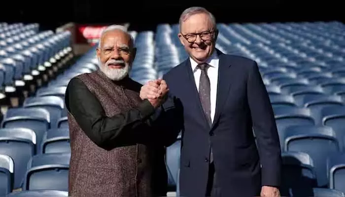 క్రీడల్లో పరస్పర సహకారం.. భారత్-ఆస్ట్రేలియా స్పోర్ట్స్ రోడ్మ్యాప్ ఆవిష్కరణ క్రీడల్లో పరస్పర సహకారం.. భారత్-ఆస్ట్రేలియా స్పోర్ట్స్ రోడ్మ్యాప్ ఆవిష్కరణ