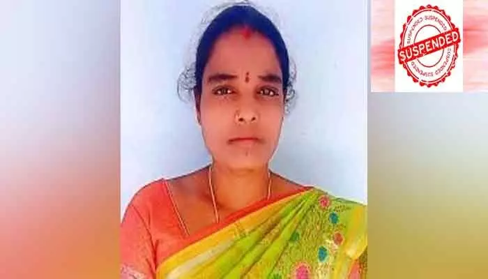 పోలంపల్లి సర్పంచ్ ఆరు నెలల పాటు సస్పెన్షన్ పోలంపల్లి సర్పంచ్ ఆరు నెలల పాటు సస్పెన్షన్