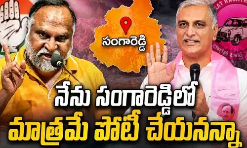హరీశ్ రావుపై పోటీ చేస్తా.. జగ్గారెడ్డి సెన్సేషనల్ కామెంట్స్