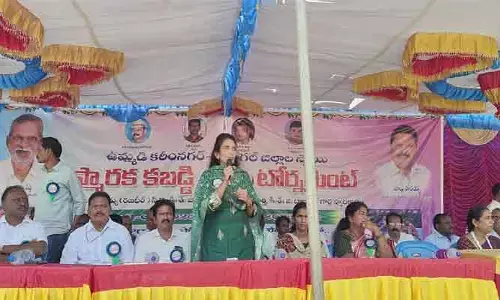 హుజూరాబాద్‌లో ఘనంగా ఉమ్మడి జిల్లాల స్థాయి కబడ్డీ పోటీలు ప్రారంభం