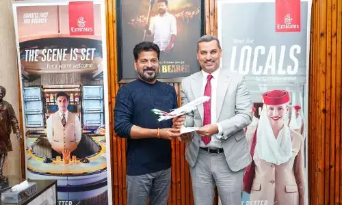 సీఎం రేవంత్‌ను కలిసిన ఎమిరేట్స్ వైస్ ప్రెసిడెంట్