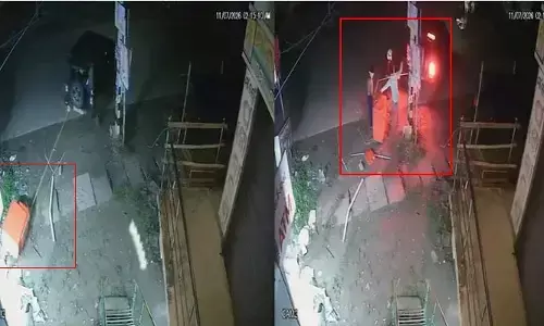 ATM Robbery: సినిమా తరహాలో ఏటీఎం చోరీ.. థార్‌ వాహనంతో ఈడ్చుకెళ్లిన దొంగలు