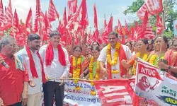 అంగన్వాడీల సమస్యలు పరిష్కరించకుంటే సచివాలయాన్ని ముట్టడిస్తాం: సీపీఐ జిల్లా కార్యదర్శి పాషా అంగన్వాడీల సమస్యలు పరిష్కరించకుంటే సచివాలయాన్ని ముట్టడిస్తాం: సీపీఐ జిల్లా కార్యదర్శి పాషా