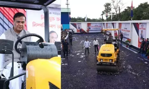 స్వయంగా రూప రూ. 472 కోట్ల విలువైన మాదకద్రవ్యాలను ధ్వంసం చేసిన సీఎం