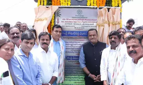 భువనగిరి–చిట్యాల నాలుగు లేన్ల రోడ్డుకు శంకుస్థాపన