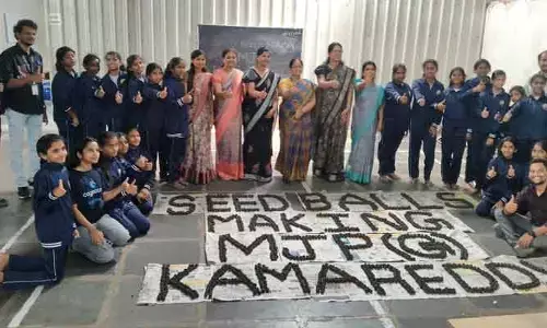 సీడ్ బాల్స్‌తో పర్యావరణ పరిరక్షణ