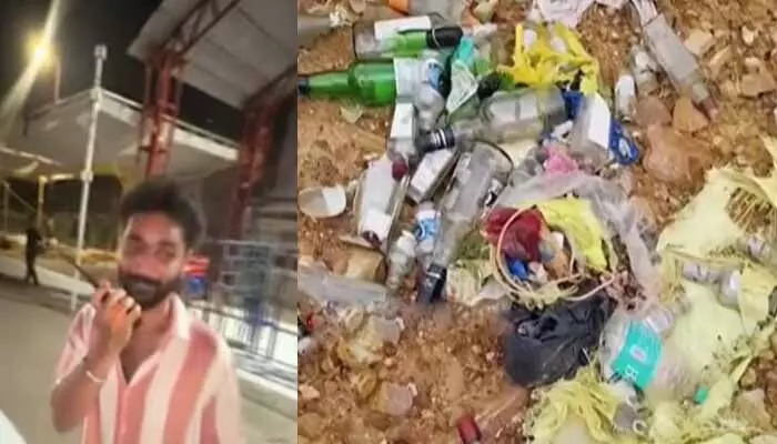 ఆధ్యాత్మిక క్షేత్రం శ్రీశైలంలో అపచారం ఆధ్యాత్మిక క్షేత్రం శ్రీశైలంలో అపచారం