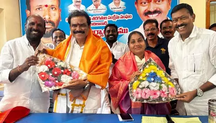 బీసీల అభ్యున్నతే లక్ష్యం: ఎమ్మెల్యే పాయల్ శంకర్ బీసీల అభ్యున్నతే లక్ష్యం: ఎమ్మెల్యే పాయల్ శంకర్