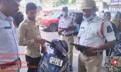 చలాన్ల నుంచి తప్పించుకోవడానికి నెంబర్ ప్లేట్ ట్యాంపెరింగ్ చలాన్ల నుంచి తప్పించుకోవడానికి నెంబర్ ప్లేట్ ట్యాంపెరింగ్