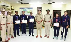 రాష్ట్ర స్థాయి క్రీడల్లో జిల్లా పోలీసుల సత్తా రాష్ట్ర స్థాయి క్రీడల్లో జిల్లా పోలీసుల సత్తా