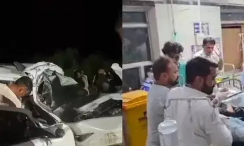 ఘోర రోడ్డు ప్రమాదం: డంపర్‌ను ఢీకొట్టిన స్కార్పియో.. ఐదుగురు యువకులు మృతి