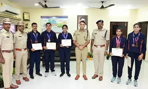 రాష్ట్ర స్థాయి క్రీడల్లో జిల్లా పోలీసుల సత్తా