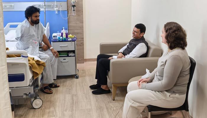 పవన్‌ కల్యాణ్‌ను పరామర్శించిన మహారాష్ట్ర సీఎం.. ఆరోగ్య పరిస్థితిపై ఆరా!