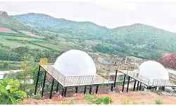 ‘ఆంధ్రా కశ్మీర్’ లంబసింగిలో కేరళ తరహా గ్లాంపింగ్ డోమ్ టెంట్లు.. త్వరలో అందుబాటులోకి ‘ఆంధ్రా కశ్మీర్’ లంబసింగిలో కేరళ తరహా గ్లాంపింగ్ డోమ్ టెంట్లు.. త్వరలో అందుబాటులోకి
