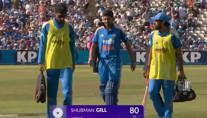 IND VS ENG: రిటైర్డ్ హర్ట్...గిల్ సెంచరీ మిస్ IND VS ENG: రిటైర్డ్ హర్ట్...గిల్ సెంచరీ మిస్