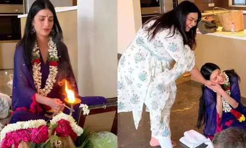 కొత్తింట్లోకి శృతి హాసన్.. ఫోటోలు వైరల్