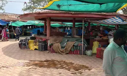 రైతు బజార్ లో దుకాణాలు మూసివేత..