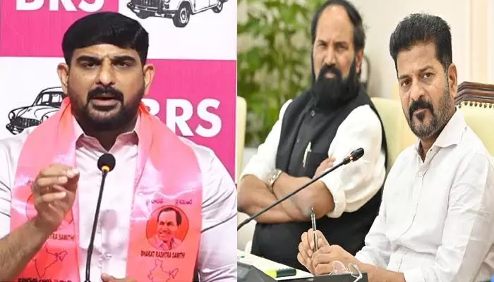 బ్యారేజీలకు ఏం జరిగినా రాజీనామా చేస్తాం.. రేవంత్ రెడ్డి, ఉత్తమ్ కు కౌశిక్ రెడ్డి చాలెంజ్ బ్యారేజీలకు ఏం జరిగినా రాజీనామా చేస్తాం.. రేవంత్ రెడ్డి, ఉత్తమ్ కు కౌశిక్ రెడ్డి చాలెంజ్