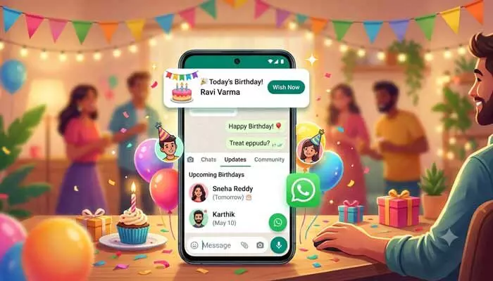 ఇక వాట్సాప్లో ఆ ఫీచర్ కూడా..! త్వరలో రోల్ అవుట్? ఇక వాట్సాప్లో ఆ ఫీచర్ కూడా..! త్వరలో రోల్ అవుట్?