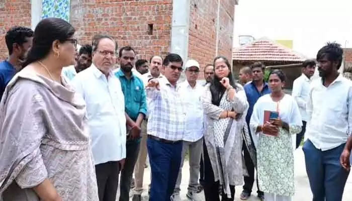 ఇందిరమ్మ ఇండ్ల నిర్మాణం పనులు వేగవంతం చేయాలి ఇందిరమ్మ ఇండ్ల నిర్మాణం పనులు వేగవంతం చేయాలి
