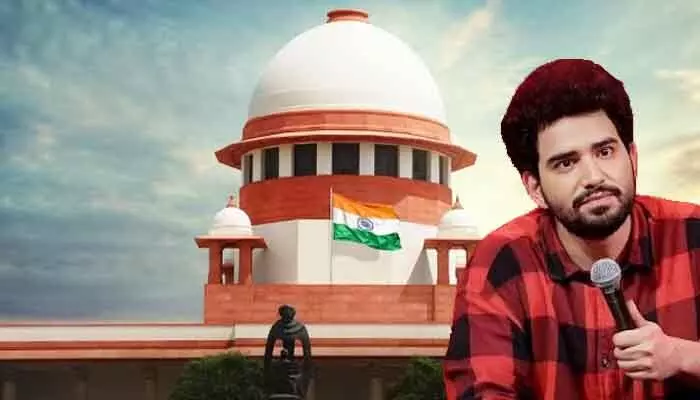స్టాండప్ కమెడియన్ సమయ్ రానాకు షాక్.. రూ.10 లక్షల జరిమానా వేసిన సుప్రీంకోర్టు స్టాండప్ కమెడియన్ సమయ్ రానాకు షాక్.. రూ.10 లక్షల జరిమానా వేసిన సుప్రీంకోర్టు